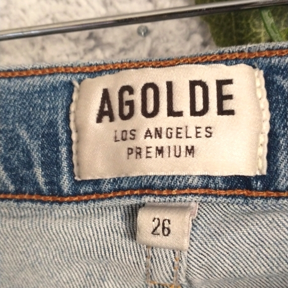 AGOLDE High Waisted Sophia Skinny Jeans Size 26 High Rise Revolve Jeans - Picture 4 of 4